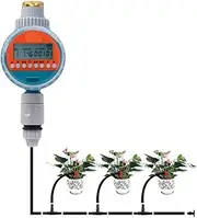 XUEXUDO No Pressure Loss Automatic Watering Controller, Intelligent Water Storage Bucket Timed Discharge Gardening Flowers Low Water Pressure Water Supply Electronic Valve(2)