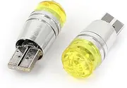 Ruilogod T10 Yellow 7014 3LED Dashboard Light 2Pcs Interior