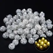 100pcs Mini Round Flash LED Ball Lamp Balloon Light, Ball Balloon Lights for Pap