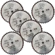 6x 7-1/4" inch 40T Carbide Tipped Circular Saw Blade fit Bosch Dewalt Makita