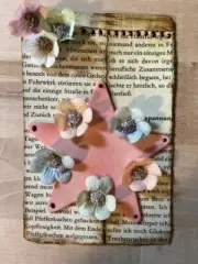 #09 HAND MADE Junk Journal Embellishment, Pockets, Journal Cards, ONE-OF-A-KIND