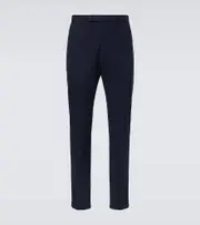 [Ralph Lauren Purple Label] Ralph Lauren Purple Label Cotton-blend chinos 34/32 blue