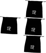 4pcs Travel Toiletry Bag Small Hanging Hair Dryer Bag for Travel Drawstring Hair Dryer Curling Iron