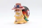Anime Action Figures Den Den Mushi Cute Figures Transponder Snail Phone Bug PVC Figures Model Collection Ornaments (Ace)