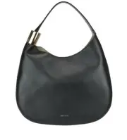 Jimmy Choo Stevie Black Nappa Hobo Bag Suede Leather With Dustbag And Tags