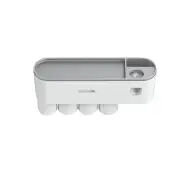 Toothbrush Holder Automatic Toothpaste Dispenser Set