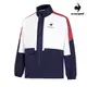 【LE COQ SPORTIF 法國公雞】防潑水休閒潮流防風外套-男款-經典紅藍白色-LWS61203