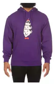 ICECREAM silver spoon hoodie - acai
