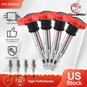 4 Ignition Coil & 4 Spark Plug for 05-17 Audi A4 A5 A6 Q5 Q7 S4 S5 3.0 3.2 UF529 (for: Audi)