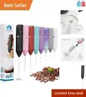 Handheld Milk Frother Electric Mini Drink Mixer Whisk Coffee Foamer Wand