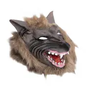 Wolf Head Mask For Halloween And Cosplay Costume Party Brown