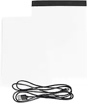 SHINEOFI Tracing Light Box Led Slim A4 Copyboard Backlit Drawing Pad Safe for Eyes Skin Multi-Purpose Art Craft Pad Includes 100 Sheets Copy Paper