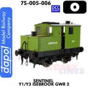 Sentinel Y1/Y3 Isebrook GWR 2 steam locomotive O gauge 1:43 Dapol 7S-005-006