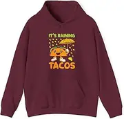 [Sumairah] Funny It's Raining Tacos Taco Lovers Girls Boys Foodie Hoodie