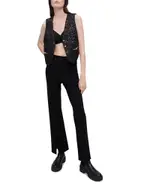Maje Pomelo Split Hem Flared Pants