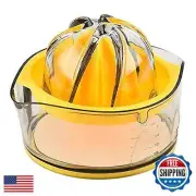 Kasmoire Citrus Lemon Orange Juicer, Manual Hand Squeezer with Built-in Measu