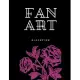 Sketchbook for fan art kpop: Blackpink Roses pink black cover - sketch yours imagine - Blank page : - Size 8.5X11 - pages 131 Blink Fanbom - Gift f