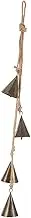 TOBBOMEY Rustic Hanging Doorbell for Home Decor Festive Yule Christmas Decoration with Pleasant Sound for Year Use