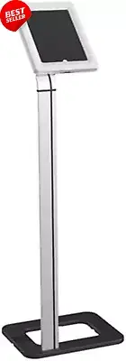 Anti-Theft with Aluminum Base Fit Screen Tablet Kiosk Floor Stand, Size 9.7 X 10