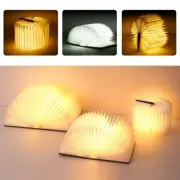 3D Folding Wooden Book Light Creative LED Night Light RGB Color USB Recharge Dec
