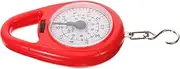 MUSISALY Portable Luggage Scale for Travel Mini Spring Scale Hook Handheld Weighing Scale for Fish Shopping Red