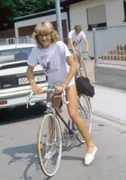 Steffi Graf German tennis star in Bruhl 1986 OLD PHOTO 39