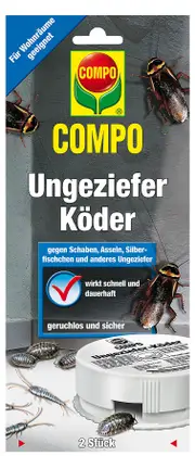 COMPO vermin bait, 2 pieces