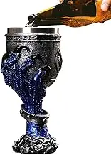 Gothic Wine Goblet | Medieval Dragon Claw Beer Goblet | Vintage Ergonomic Drinkware Mugs for Beverage Wine Cocktails Whiskey Juice