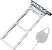 Galaxy Z Fold 6 SIM Card Tray Dual Replacement Fold 6 5G Sim Card Slot Holder for Samsung Galaxy Z Fold6 7.6" F956 SM-F956U Sim Card Tray Repair Part with Opening Eject Pin Needle (Navy)
