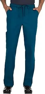 KOI Stretch Men's Ryan Stretch Zip Fly Drawstring Scrub Pant