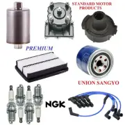 Tune Up Kit Filters Cap Wire Spark Plugs For ISUZU IMPULSE L4 1.8L 1992