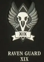 Raven Guard Horus Heresy Legion Badge-Pin-OOP-Space Marine-Warhammer 30k-40k