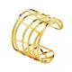 CK Calvin Klein DRAW 優雅金色縷空手環(KJ1TJF1001)