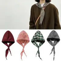 在飛比找ETMall東森購物網優惠-多色造型感綁帶原創三角巾披肩