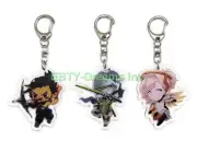 Set of 3 Overwatch Acrylic Keychain Hanzo, Mercy, Genji