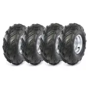 4x 16X8- 7" inch 4 Stud Wheel Rim + Tyre 110cc 125cc Quad Dirt Bike ATV Buggy