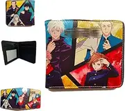 [TANSHOW] Wallet Can Accommodate Credit Cards Cash Burable Clutch Anime Wallet for Women Men, Kento Nanami, XL, Stylish Bifold Unisex, White, XL, Stylish Bifold Unisex