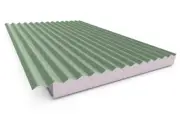 WA NEW Stratco Cooldek® Corrugated Underside: Off White - Topside: Mist Green