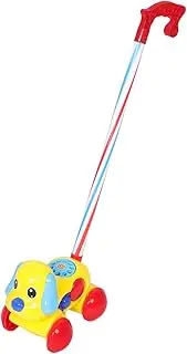 Abaodam Push Walker Design and Bell Engaging Boy Girl Dog Car Toy for Early Learning and Development for Boys and Girls