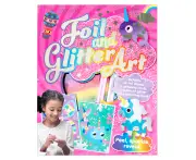 Hinkler Folder of Fun Foil & Glitter Art Activity Set