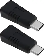 eMagTech 2PCS Type-C Male to Mini USB Female Adapter Support Charge & Data Sync Connector Converter for Mobile Phone Tablet Digital Camera Bluetooth Headset
