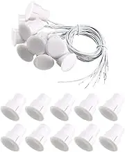 VictorsHome Magnetic Reed Switch RC-36 NC Recessed Wired Window Door Contact Sensor for Home Security and Burglar Alarm Systems 10 Pcs