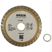 2x 105mm Turbo Diamond Cutting Disc Dry Wet 4″ Circular Saw Blade 2*7mm 20/16mm