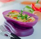 New Tupperware Microwave Omelette Maker Egg Breakfast Purple