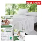 Luxury California King Bamboo Sheets Set - Extra Deep Pocket, Cooling Comfort