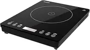 Cecotec Portable Induction Hob 1 Burner Full Magma Slim 2000W Power Adjustable 8 Levels High Strength Glass Design Touch Screen Timer Easy to Clean