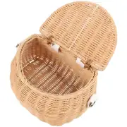 Bicycle Basket Wicker for Toddler Bike Children Rucksack Bicycles Kids Scooter