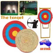 Archery Straw Target 50CM Outdoor Recurve Bow Arrows Hunitng Target Board Darts