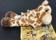 Wild Republic Giraffe Slap Bracelet Wrist Huggers Plush 8” Toy Stuffed Animal