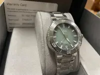 在飛比找Yahoo!奇摩拍賣優惠-全新品 Oris Aquis 時間之海 漸層薄荷綠面